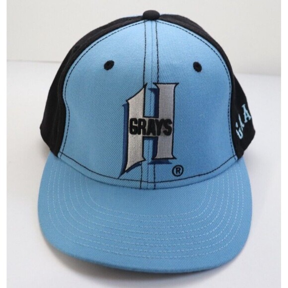 Homestead Grays Hat Negro League 7 5/8 Blue Oh‎ Trading Fitted Baseballl - Picture 1 of 5